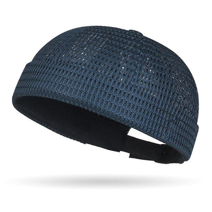 🔥Gorro Docker transpirable sin visera para hombre - Gorro de malla ligero para actividades al aire libre en verano
