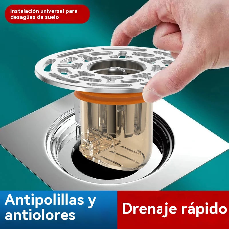 🔥【Αγοράστε 1 και πάρτε 1 δωρεάν】✨Πυρήνας αποστράγγισης δαπέδου γενικής χρήσης κατά των οσμών με μεγάλο πάνελ κηρήθρας
