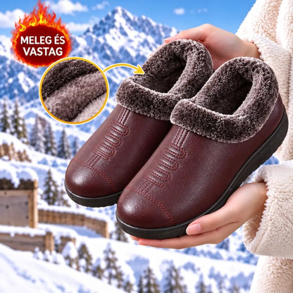【35-41】🤎Vízálló téli cipő anyukáknak, csúszásgátló puha talppal vastag puha szőr béléssel🥰