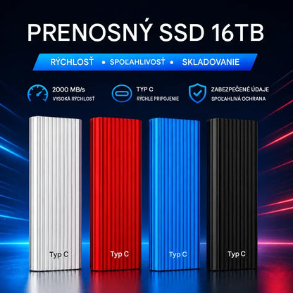 🏆Časovo obmedzená ponuka⚡ 🔥Prenosné mini SSD disky s vysokou kapacitou 16 TB a portom USB typu C