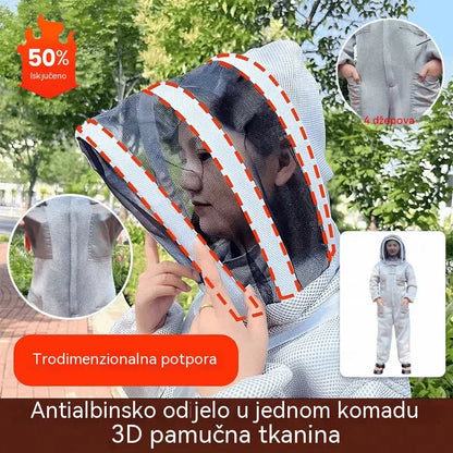 【M-2XL】🐝Pčelinji kombinezon izrađen od 3D pamučne mreže