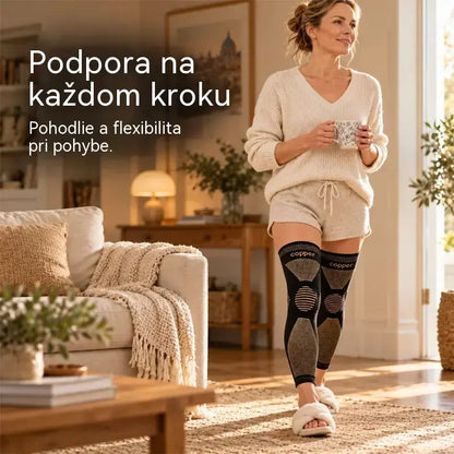 🦵 Dlhá elastická nylonová kolenná ortéza | Kompresné vyhotovenie, hrejivosť a flexibilita na šport aj každodenné používanie