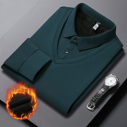 【M-4XL】 Polo majica slojevitog izgleda s patchwork dizajnom i imitacijom pruga