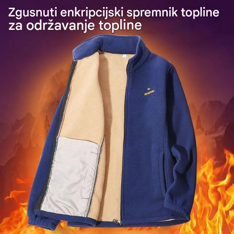 🔥🔥【XL-5XL】Férfi Shaker dzseki – Vastag, bélelt, szélálló, meleg téli felsőruházat