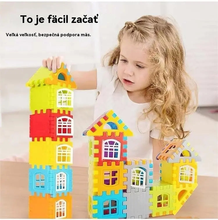 🎁🧩🧩【140 kusov】 Vzdelávacie hračky zo stavebníc