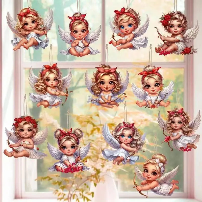 🎄🎁【Korlátozott ideig érvényes ajánlat - 50% kedvezmény】👼 Fa angyal karácsonyi dísz