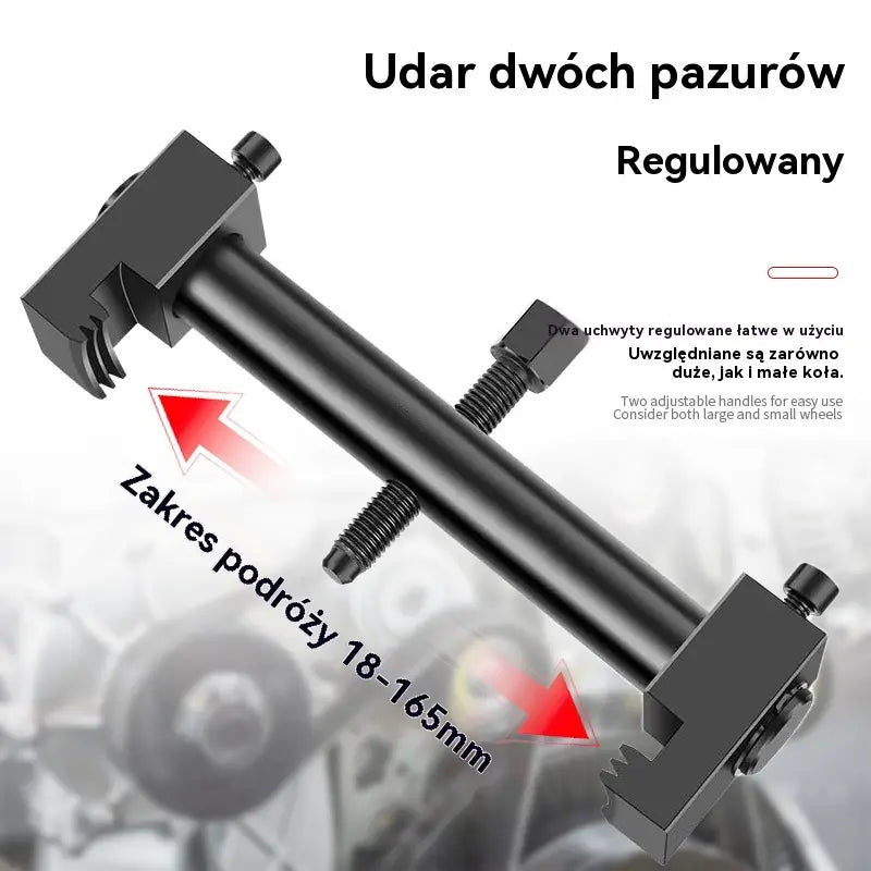 🚗Ściągacz gwintów koła pasowego wału korbowego w samochodzie, narzędzie do demontażu koła zamachowego silnika