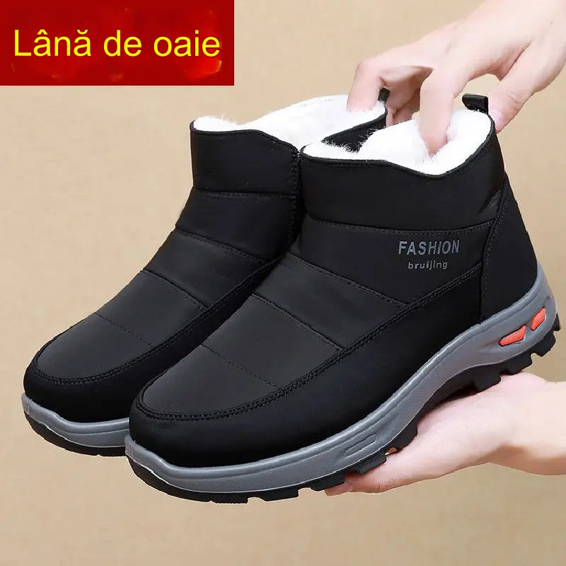 🔥30% KEDVEZMÉNY🔥【39-45】👟Férfi téli cipő: tiszta pamut, gyapjúbéléses, bársonyos és vastag szőrmés