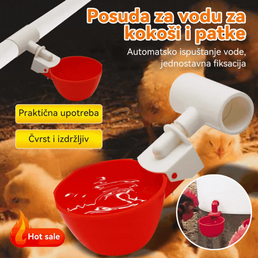 🔥🐔【Kupite 5, dobijte 5 besplatno】Automatska posuda za piće za perad