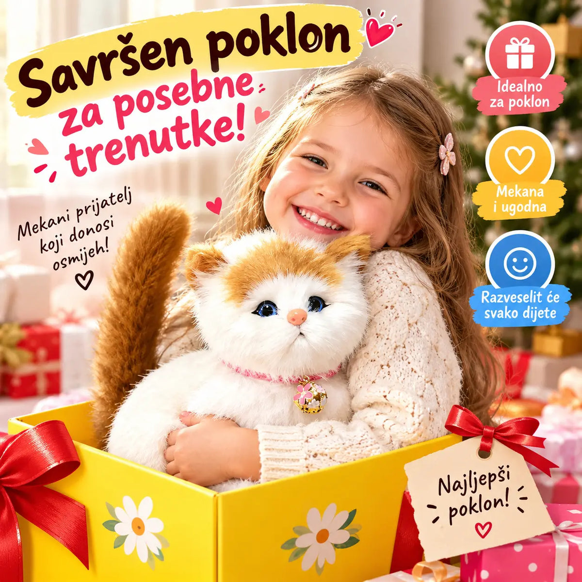 🐱🐱Zľava – 🔥Moja robotická plyšová mačička