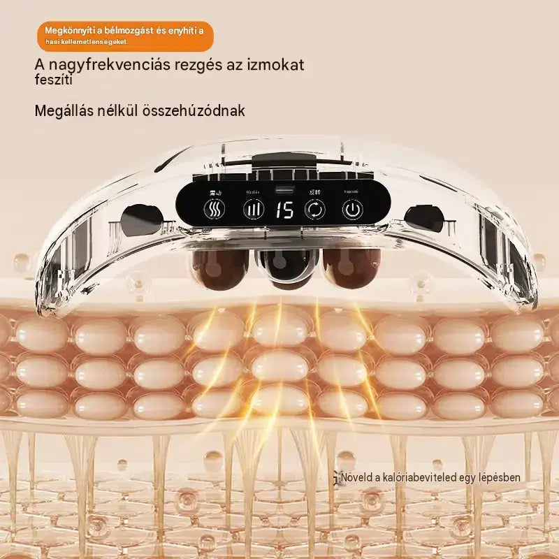 🔥Hasmasszázs és zsírégető gép, egy fitnesz eszköz a hasi zsír csökkentésére és a derék- és hasnyálmirigy zsírégetésének elősegítésére.