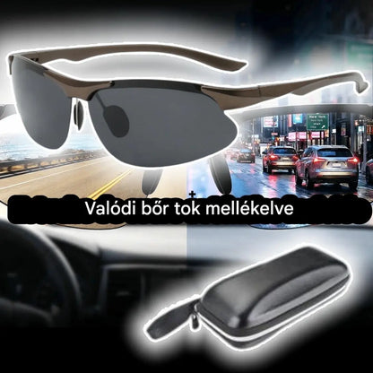 【Vásárolj 1-et, kapsz 1-et ingyen】🕶️ Polarizált fotokromatikus nappali és éjszakai vezetési szemüveg 🚗