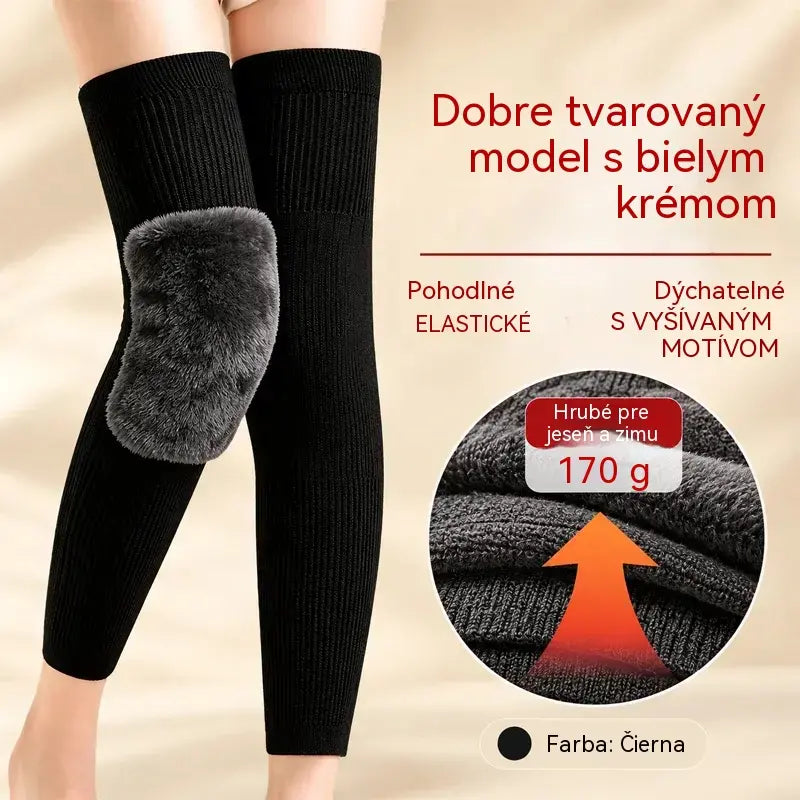 🦵 Hrejivé zimné návleky na kolená · Extra dlhý strih s mäkkou podšívkou · Zvýšená ochrana kolien a nôh!