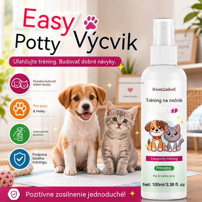 🐶🐱 Sprej na výcvik čistoty pro psy a kočky – podporuje výcvik čistoty ✨