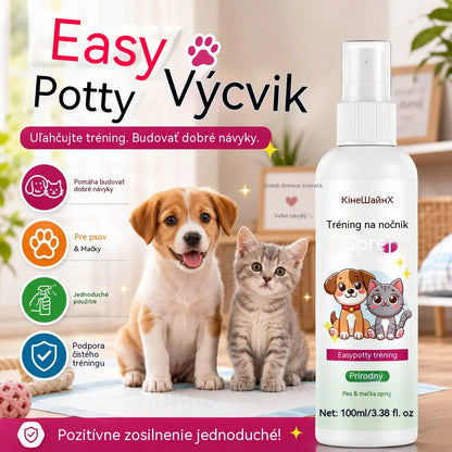 🐶🐱 Sprej na výcvik čistoty pro psy a kočky – podporuje výcvik čistoty ✨