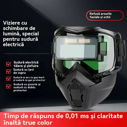 😎Plně automatická svářečská kukla s ochrannou maskou pro svářeče s výměnou světla