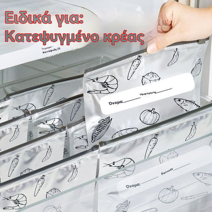 🔥🧡Ειδική προσφορά περιορισμένης διάρκειας🛍 [10 pcs] Επαναχρησιμοποιήσιμη σφραγισμένη σακούλα αποθήκευσης από αλουμινόχαρτο αλουμινίου