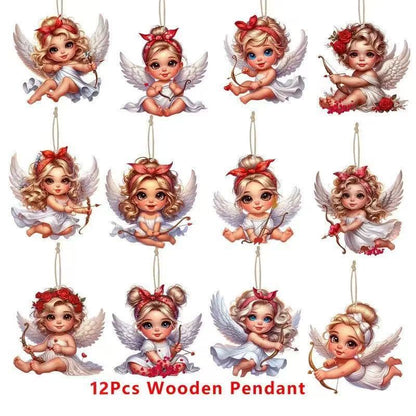 🎄🎁【Korlátozott ideig érvényes ajánlat - 50% kedvezmény】👼 Fa angyal karácsonyi dísz