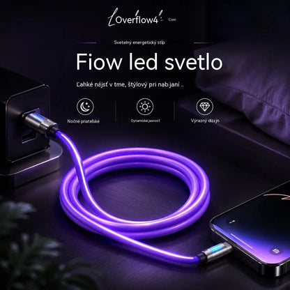 🔥Kúpte 1, získajte 1 zadarmo🔥 Nabíjací kábel s LED diódami 4 v 1⚡📱