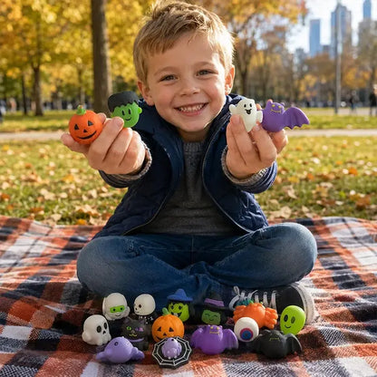 50 darab 10500 Ft🎃Halloween témájú empanada alakú stresszoldó játékok, imádnivaló tökös szellem empanadák a stresszoldáshoz.