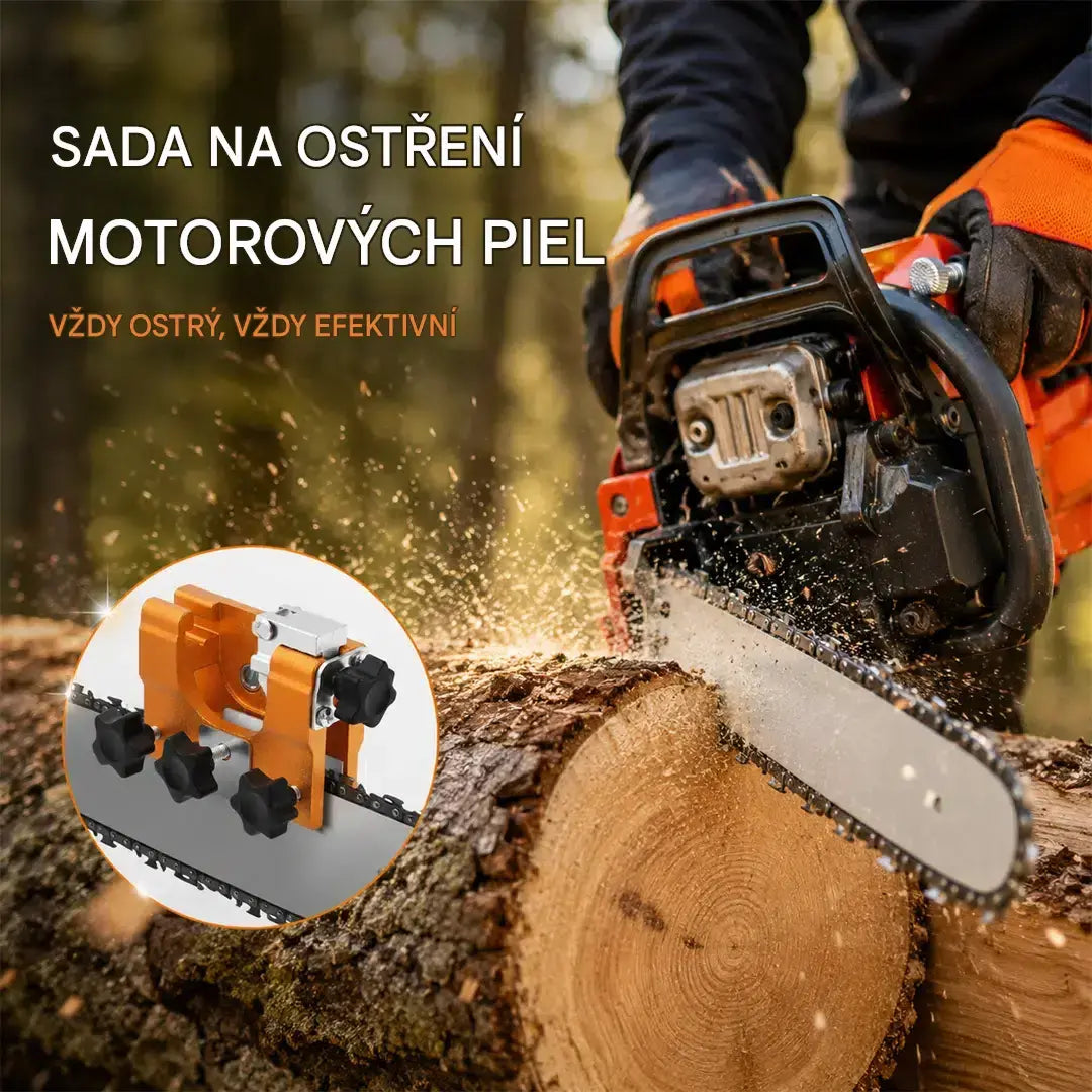 ⚙️ 2 az 1-ben kézi láncfűrészlánc-élező – 50% kedvezmény