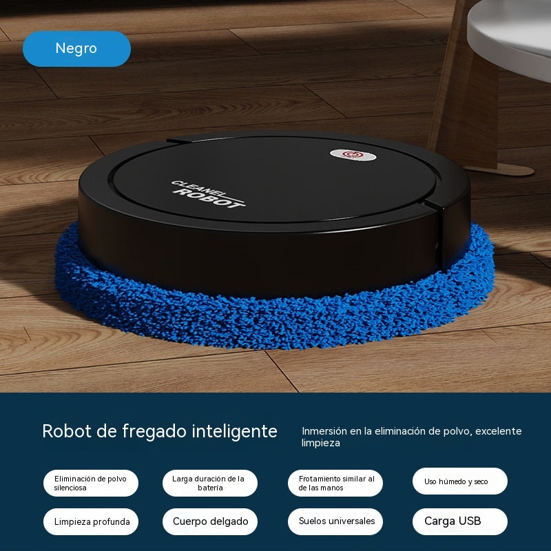 🏠🔹 Robot inteligente de limpieza para el hogar, barredora húmeda y seca.