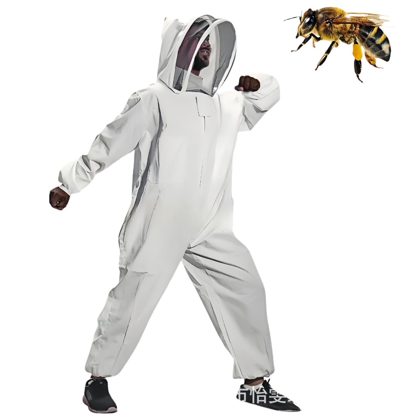 【L-2XL】🐝Mono de abeja confeccionado en malla de algodón 3D