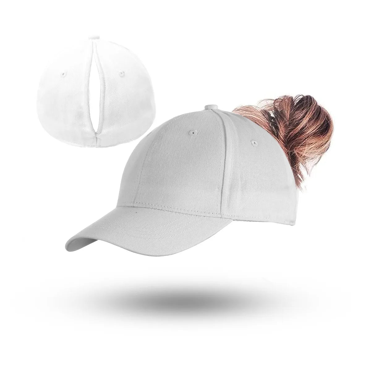 🧢Дамска бейзболна шапка с висока периферия, дишаща UV 50+, подходяща за бягане, голф и спорт.