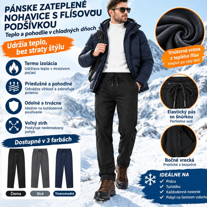 👖【L-5XL】Pánske jesenné/zimné zamatové tepláky, voľné nohavice na voľný čas