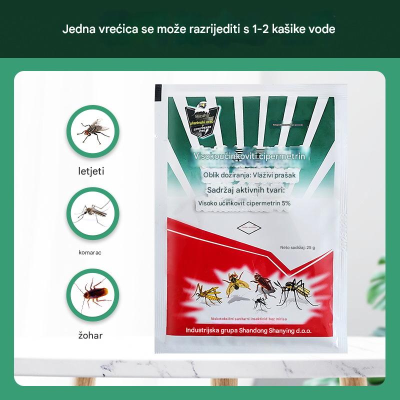【10 vrećica】 🦟Posebno dizajnirano za ubijanje komaraca i muha na farmama, jedno pakiranje ubija buhe/skakavce/žohare/muhe/komarce!