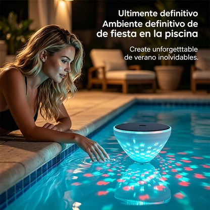 ☀️🐠 Плаваща слънчева лампа за басейн с проекция на рибки💡💦