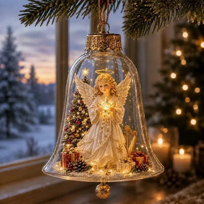 ✨🎄 Megvilágított karácsonyi díszek – Ragyogó mini karácsonyi jelenet