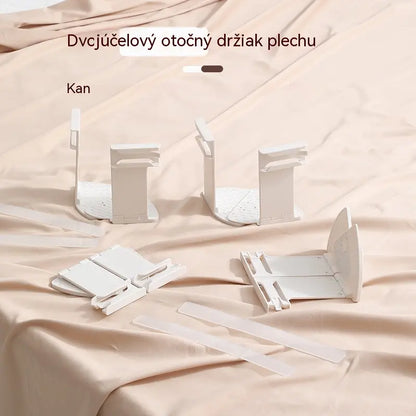4-dielna súprava – 23 € – Úchyty na posteľnú bielizeň: protišmykové a nenápadné klipy bez ihiel, ktoré upevňujú klasické aj napínacie plachty v rohoch a zabraňujú ich posúvaniu.