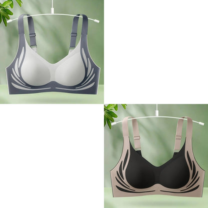 【30%off】😍【2 darabos készlet】Egyrészes vezeték nélküli női melltartó❤️【40-85kg】
