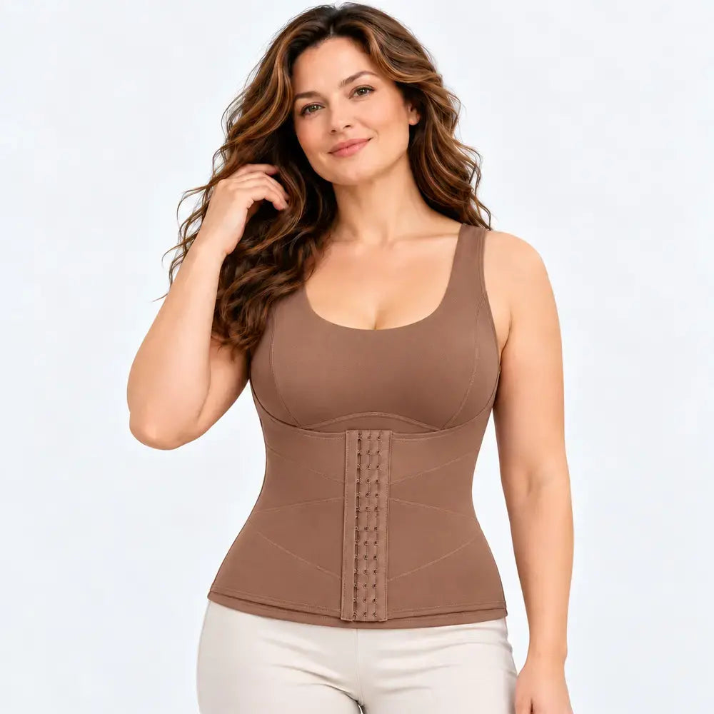✨【XL–5XL / 4 barvy】🩱 Hřejivá fleecová vesta německé výroby, navržená pro tvarování střední části těla a pasu