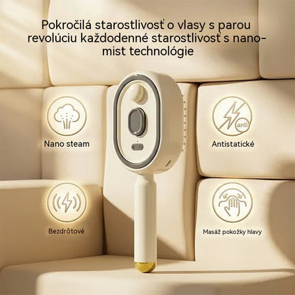 Elektromos permetező párnás masszázsfésűvel