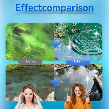 🐟🌊🔬【🔥Legjobb Akció】500g Prémium Tópor | Víztisztító és Algairtó 🐟🌊🔬