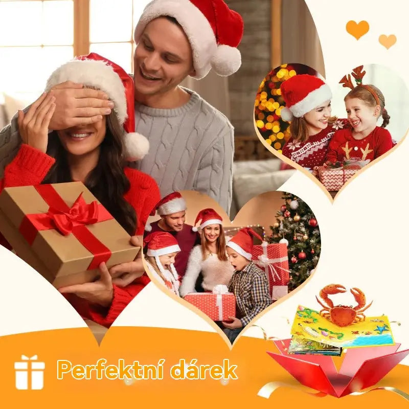 3 részes szett 🎁🎁 3D-s állatos felugró könyv