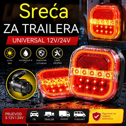 🚦【Univerzalno 12V/24V】🚦 LED svjetlo za prikolicu automobila