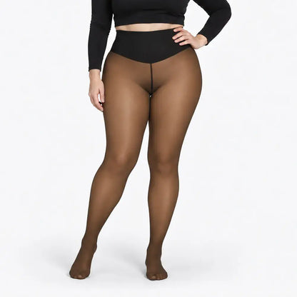 ✨【XS–3XL / 4 szín】Tél se legyen akadály! Meleg harisnya, ami bőrnek látszik 🥰