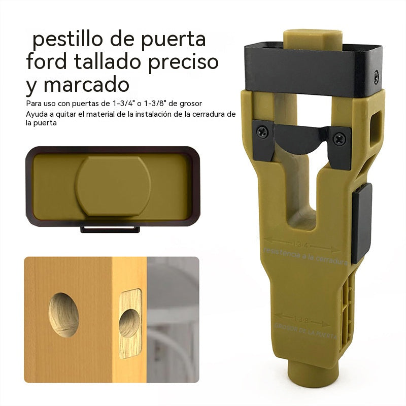 🔥🚪Herramienta profesional para la instalación de pestillos de puerta