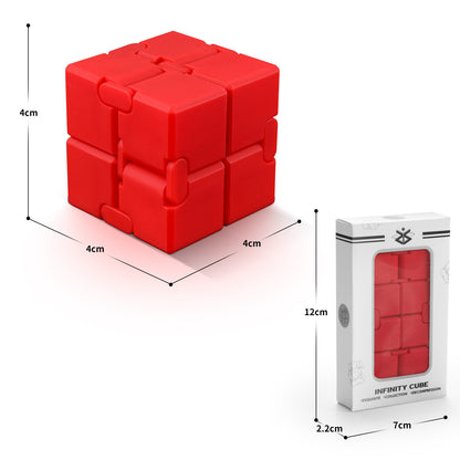 🎁Cubo de Rubik infinito, un versátil juguete antiestrés para adultos, fabricado en aleación de metal.