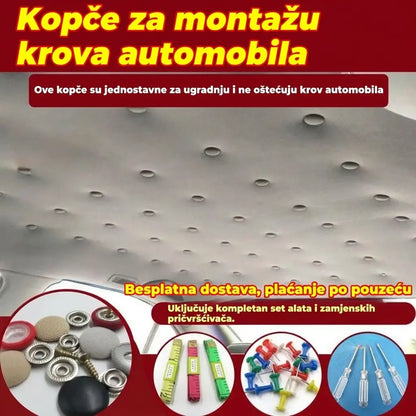 🔥【30 komada】🚗Kopče za skidanje platna s krova automobila, uključujući alate za ugradnju, olakšavaju uklanjanje i sastavljanje.