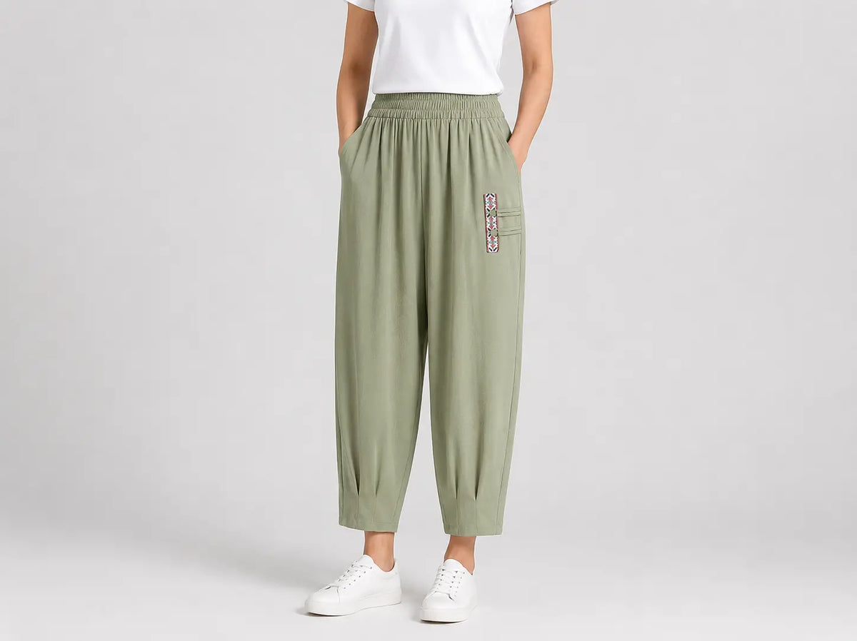 🔥【45% OFF】🔥【M–4XL】 👖 Lagane i prozračne ljetne pamučno-lanene hlače – moderne ležerne hlače do gležnja