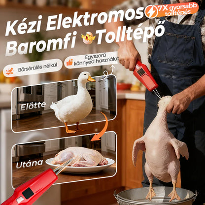 🦆🛒【45% KEDVEZMÉNY】🦆🦆 Elektromos baromfiszőrtelenítő｜Nagy hatékonyságú szőrtelenítés, idő- és energiamegtakarítás