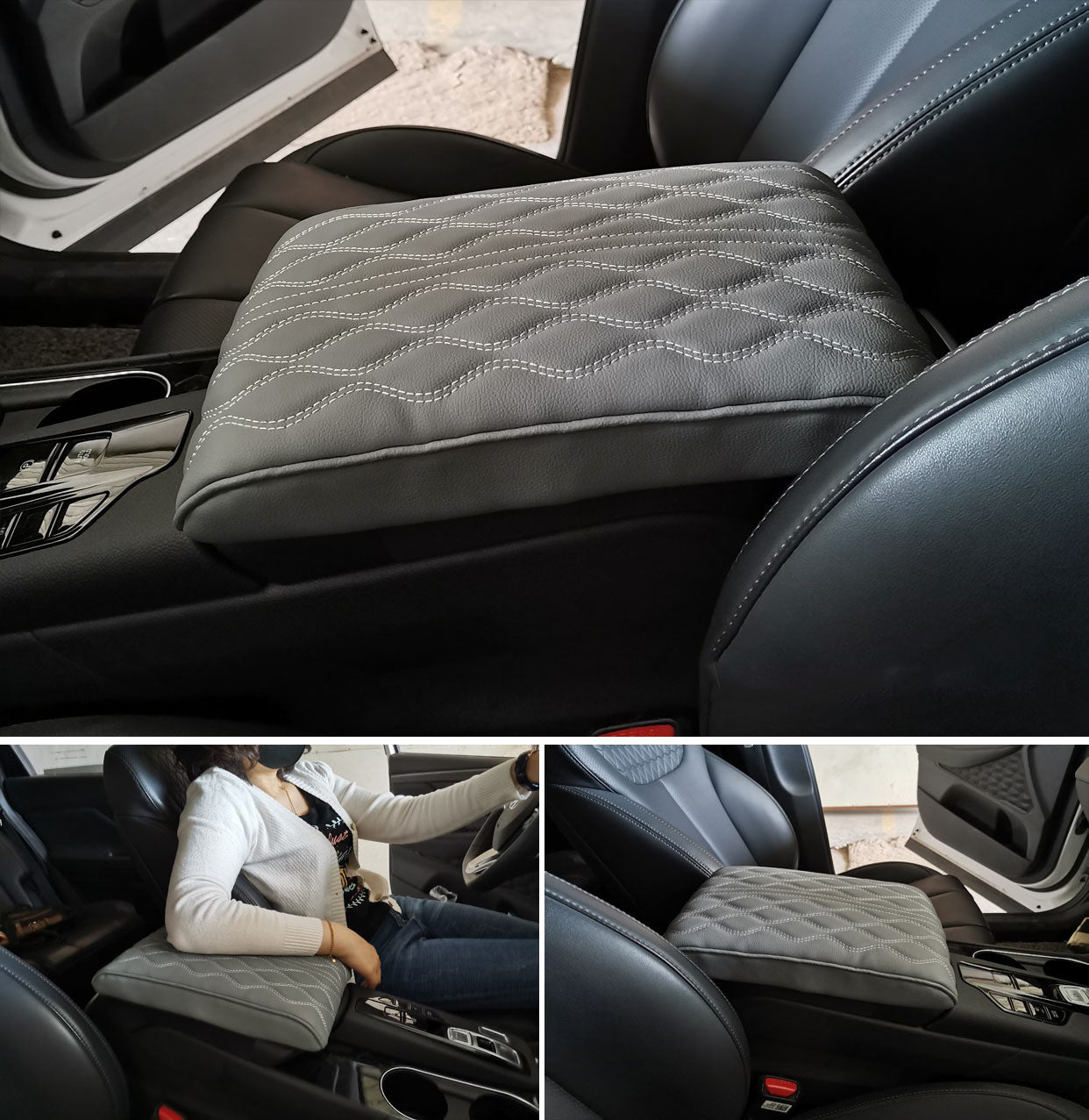 🔥Ειδική προσφορά περιορισμένης διάρκειας🚗🚗Δερμάτινα πατάκια με αφρό μνήμης για τα υποβραχιόνια του αυτοκινήτου.