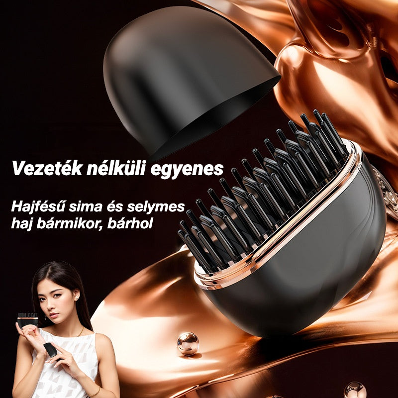 ✨ 💁‍♀️Ez az intelligens, vezeték nélküli hajvasaló lehetővé teszi, hogy otthon is szalonminőségű hajápolásban részesülj!