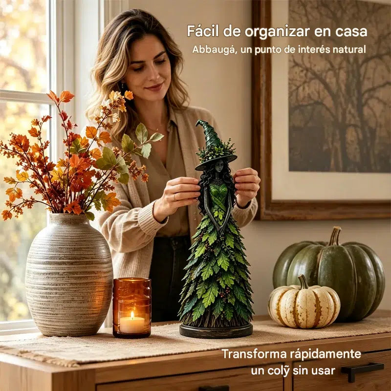 🧙‍♀️ Bájos őszi boszorkányfigura