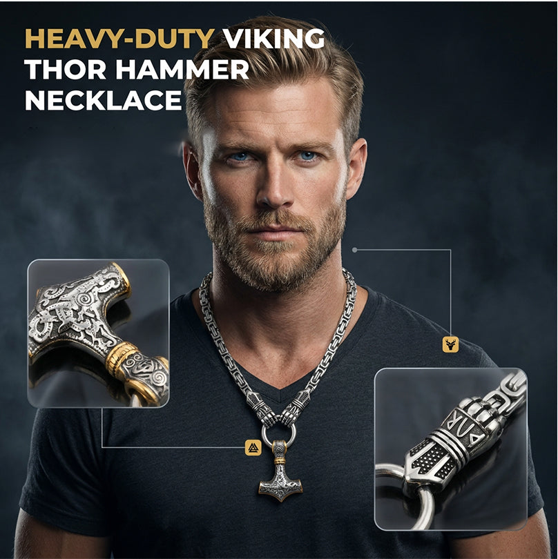 Viking Thor kalapács medál nyaklánc