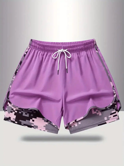 📢!⏰Pantalones cortos deportivos casuales para mujer con forro incorporado